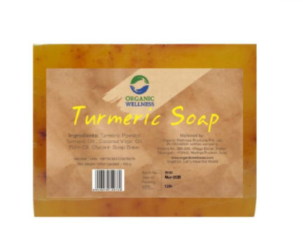 Organic Wellness Turmeric Soap 100 Gram